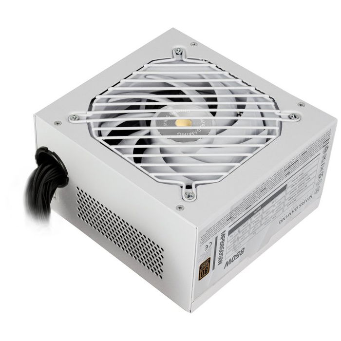 Mars Gaming MPB850SI Fuente de Alimentación 850W ATX 80 Plus Bronze, Ventilador 120mm Silencioso, Certificación TÜV Rheinland, 7 Años Garantía