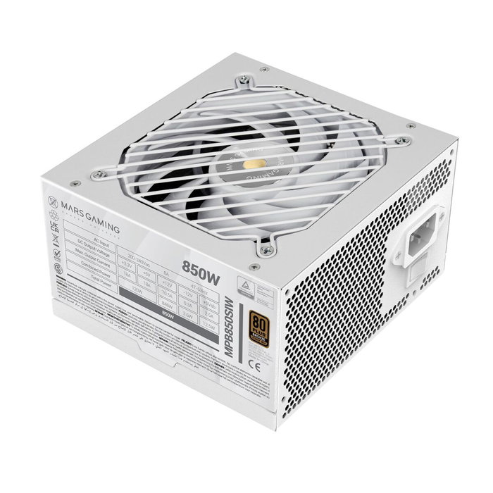 Mars Gaming MPB850SIW 850W Blanco Mars Gaming MPB850SIW 850W Blanco