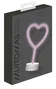 Muitomas Lámpara de mesa neon type-c heart
