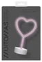 Muitomas Lámpara de mesa neon type-c heart