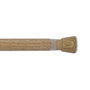 Cintacor Barra de Cortina Extensible a Presión sin Taladro, Madera, Ø2.8 - 2.5 cm x 140 - 250 cm, Carga Máx. 7.2 kg, para Armarios y Estancias