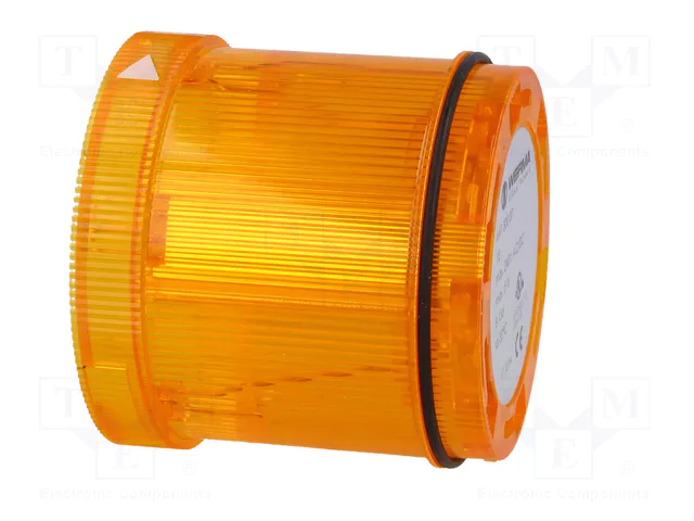 WERMA Módulo de señalizador luminoso amarillo IP65 KombiSIGN 71