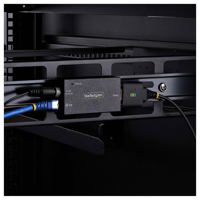 Startech i13p Convertidor Repetidor y Aislador Serie RS-232 RJ-45 Negro
