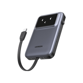 Ugreen UNO 10000 mAh Cargador Inalámbrico 30 W Negro con Pantalla TFT MagSafe