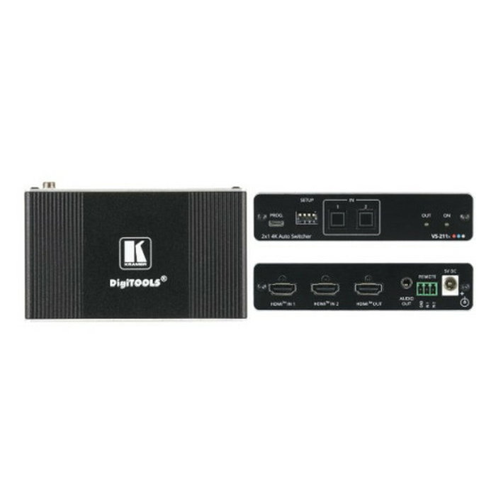 Kramer VS-211X Conmutador Automático 2x1 HDMI 4K HDR Kramer VS-211X Conmutador Automático 2x1 HDMI 4K HDR