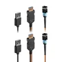 Lindy Cable de fibra óptica e InfiniBand OM3, 100 m, MPO Macho a MPO Macho, Multicolor, 48 Gbit/s - Ref. 38360
