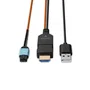 Lindy Cable de fibra óptica e InfiniBand OM3, 100 m, MPO Macho a MPO Macho, Multicolor, 48 Gbit/s - Ref. 38360