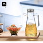 La Mediterran Aceitera Borosilicato con Tapa de Acero Inoxidable 900 ml (16 x 10.8 x 22.2 cm) (12 Unidades)