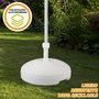 Aktive Base para sombrilla circular blanca 19-33 mm