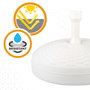 Aktive Base para sombrilla circular blanca 19-33 mm