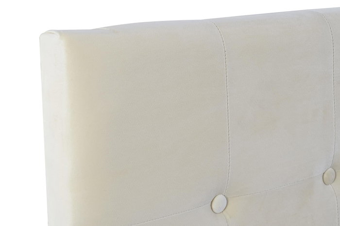 DKD Home Decor Cabecero Cama Estilo Glam Crema 8 x 119 x 159 cm