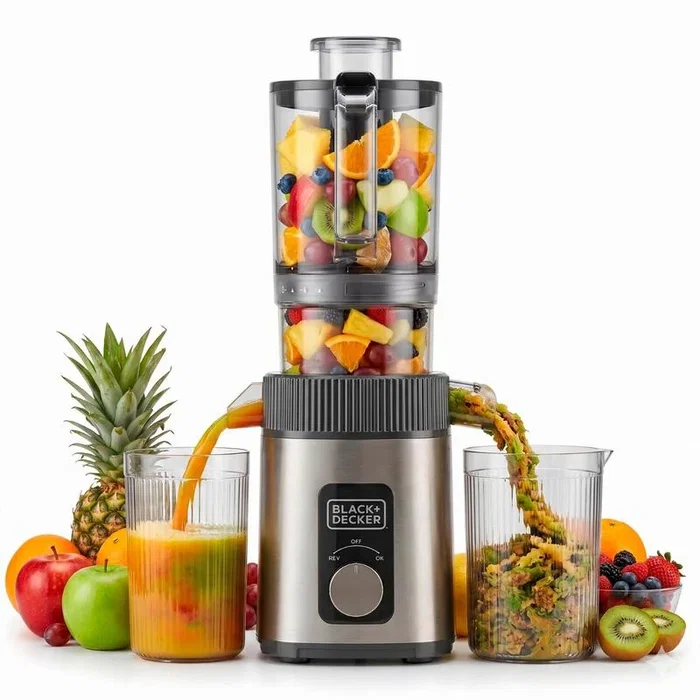 Black + Decker Licuadora BXJE4800E Acero Inox 200W ES9240130B Black + Decker Licuadora BXJE4800E Acero Inox 200W ES9240130B