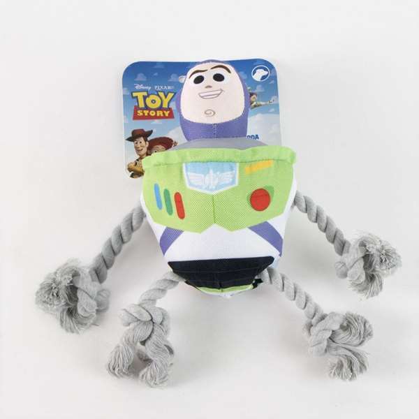 Disney Pixar Juguete para Perro Cuerda Toy Story Buzz Lightyear 13 x 26 x 8 cm Multicolor