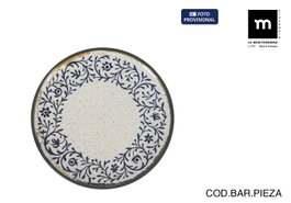 La Mediterranea Plato de Postre Nira Monaco Brillo 20cm