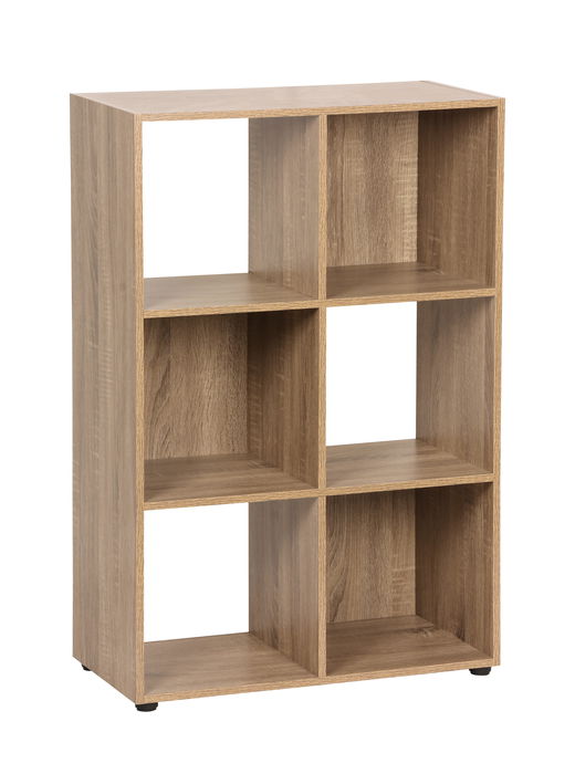 Inde Estantería Cubo con 6 Compartimentos, Mueble de Almacenamiento, Medidas 61.2 x 29.7 x 91.2 cm Inde Estantería Cubo con 6 Compartimentos, Mueble de Almacenamiento, Medidas 61.2 x 29.7 x 91.2 cm