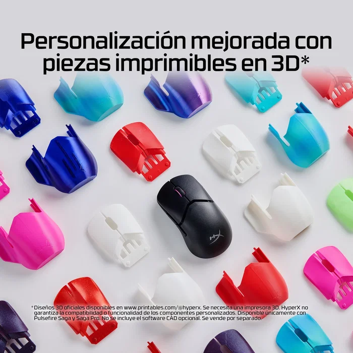 HyperX Pulsefire Saga Ratón Gaming Alámbrico Negro