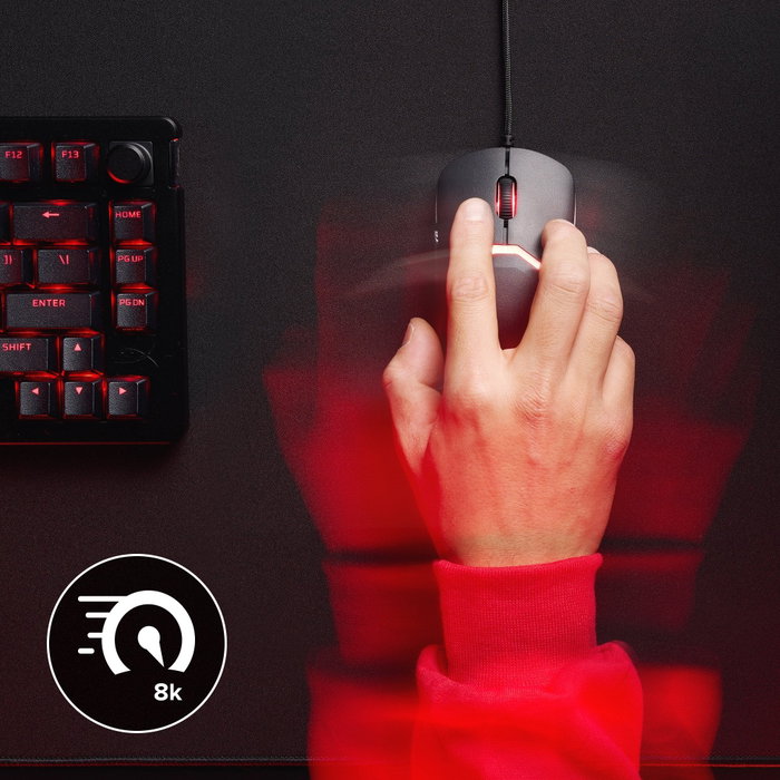 HyperX Pulsefire Saga Ratón Gaming Alámbrico Negro