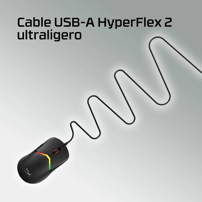 HyperX Pulsefire Saga Ratón Gaming Alámbrico Negro