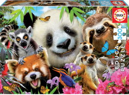 EDUCA BORRAS Black-Eyed Friends Selfie Puzzle de 300 piezas