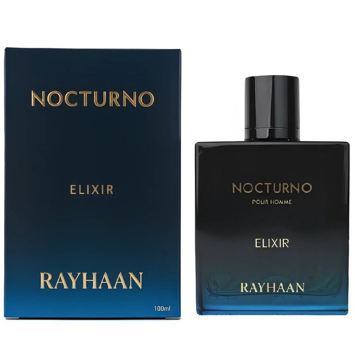 Rayhaan Nocturno Elixir Agua de perfume para hombres 100 ml Rayhaan Nocturno Elixir Agua de perfume para hombres 100 ml