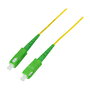 LogiLink Patch cord de fibra simplex OS2 SM G.657.A2 SC/APC a SC/APC, 1 m