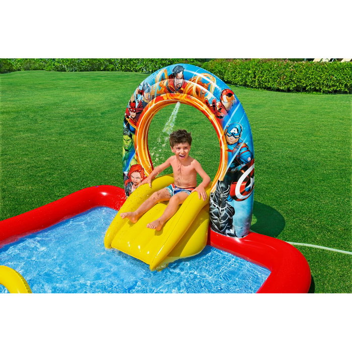 Bestway Piscina Hinchable Parque de Juegos Avengers 211x198x125 cm