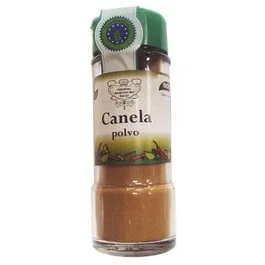 BIOCOP Canela en Polvo 36g Ecológica, Condimento y Decoración de Postres, Bote de Cristal con Dosificador