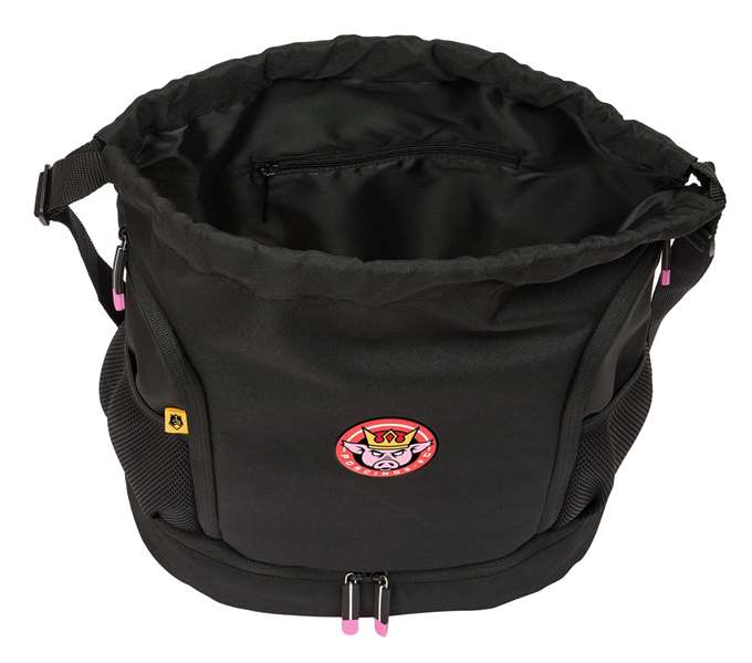 Bolsa Mochila con Cuerdas Kings League Porcinos Negro 35 x 40 x 1 cm