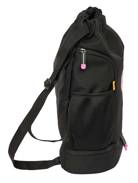 Bolsa Mochila con Cuerdas Kings League Porcinos Negro 35 x 40 x 1 cm