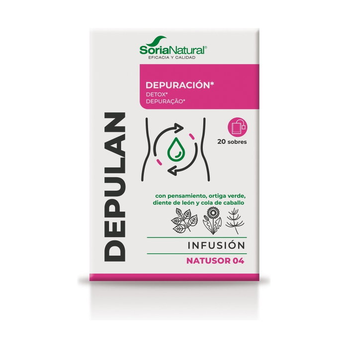 Soria Natural Natusor 4 Depulan 20 bolsitas infusoras