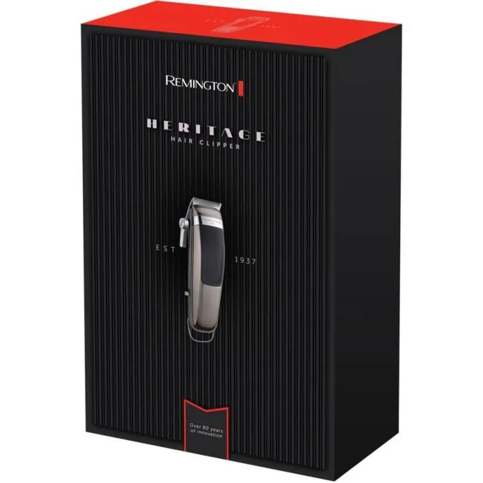 Remington HC9100 Heritage Cortadora de Cabello Profesional con 11 Guías de Corte