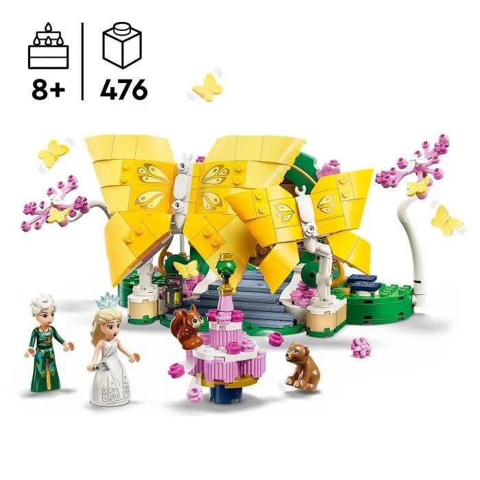 Lego Wicked 75688 La boda de Glinda Juguete para niños de 8 años Figuras de mariposas Regalo