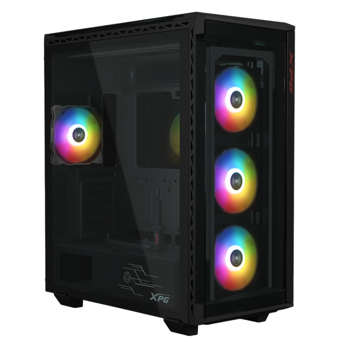 XPG BATTLECRUISER II Midi Tower Negro PC Juego