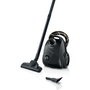 Bosch BGDS2CHAMP Serie 2 Aspiradora de Tambor con Bolsa, 600 W, 3,5 L, Negro