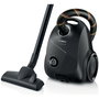 Bosch BGDS2CHAMP Serie 2 Aspiradora de Tambor con Bolsa, 600 W, 3,5 L, Negro