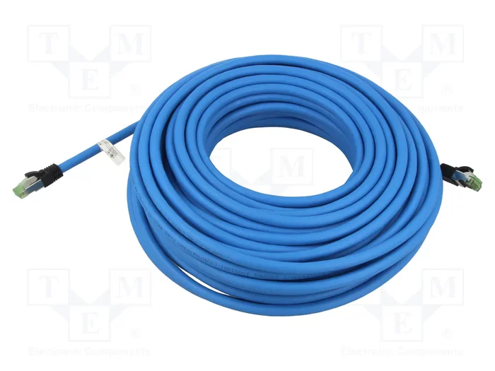 GOOBAY Patch Cord Cat 6a S/FTP 25m Azul GOOBAY Patch Cord Cat 6a S/FTP 25m Azul