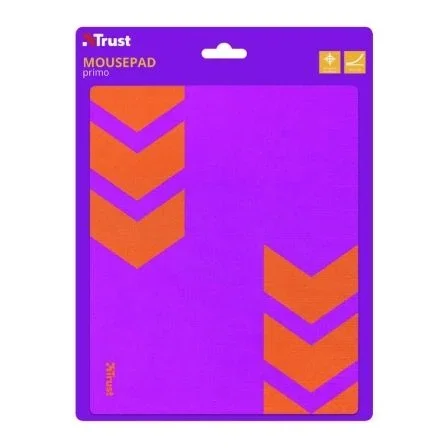 ALFOMBRILLA TRUST PRIMO 22103 - BASE ANTIDESLIZANTE - MAYOR PRECISION Y MEJOR CONTROL - PURPURA Y NARANJA