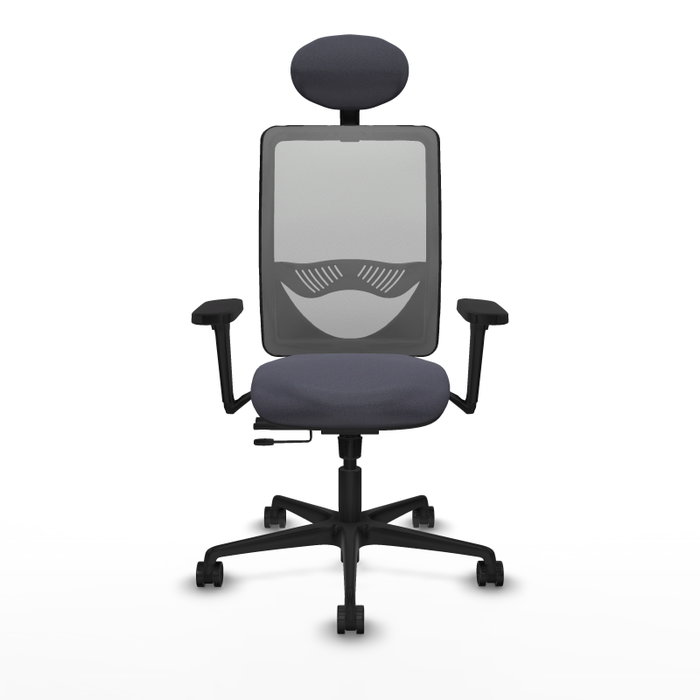PIQUERAS Y CRESPO Silla de oficina Zulema Gris con mecanismo Sincro/Traslack PIQUERAS Y CRESPO Silla de oficina Zulema Gris con mecanismo Sincro/Traslack