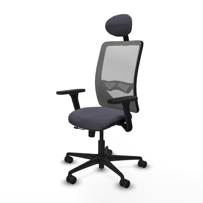 PIQUERAS Y CRESPO Silla de oficina Zulema Gris con mecanismo Sincro/Traslack PIQUERAS Y CRESPO Silla de oficina Zulema Gris con mecanismo Sincro/Traslack