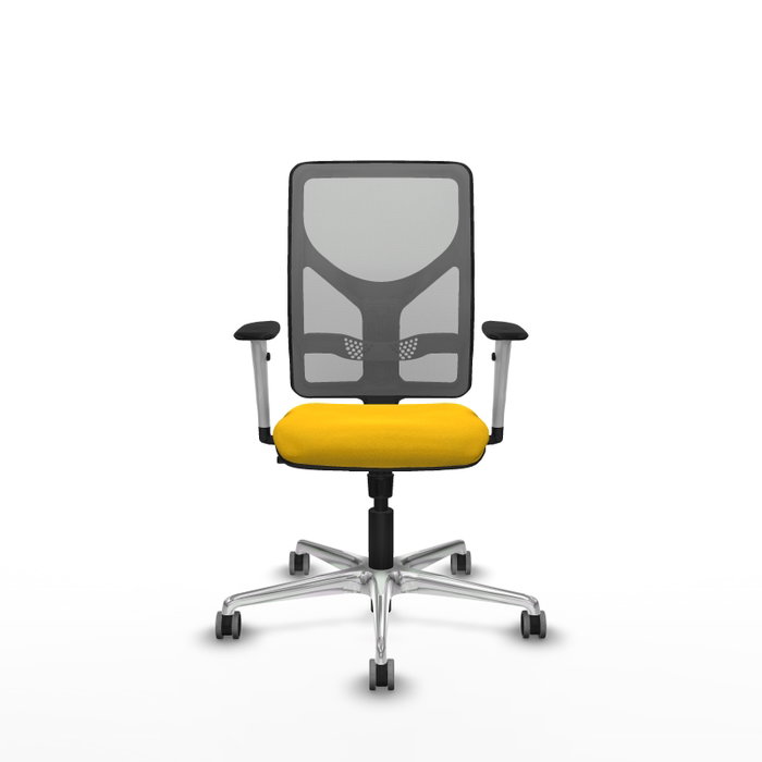 PIQUERAS Y CRESPO Silla de oficina Motilla con mecanismo Sincro, Amarillo y Gris PIQUERAS Y CRESPO Silla de oficina Motilla con mecanismo Sincro, Amarillo y Gris