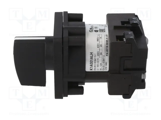 SCHNEIDER ELECTRIC Interruptor de leva 12A 0-1 negro SCHNEIDER ELECTRIC Interruptor de leva 12A 0-1 negro