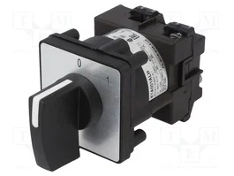 SCHNEIDER ELECTRIC Interruptor de leva 12A 0-1 negro