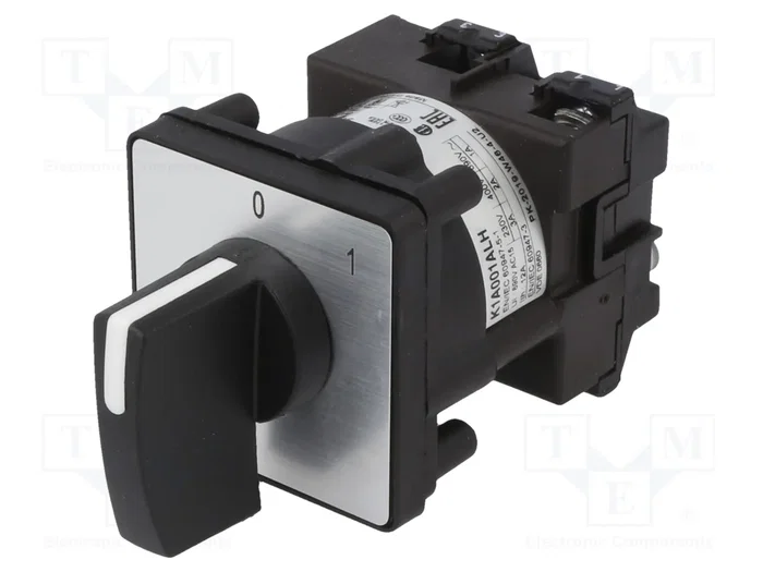 SCHNEIDER ELECTRIC Interruptor de leva 12A 0-1 negro SCHNEIDER ELECTRIC Interruptor de leva 12A 0-1 negro