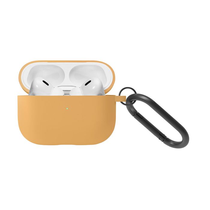 Native Union Kraft-Np Funda Roam Minimalista para AirPods Pro 2ª Gen - Silicona Líquida Tacto Suave y Clip de Aluminio Mate