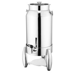 Verona Dispensador de Bebidas 5 Litros para Buffet, Acero y Policarbonato, Capacidad 5 l, Dimensiones 51x28x21 cm
