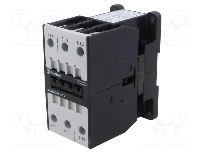 FINDER Contactor 3-polar 74A 230VAC 6K FINDER Contactor 3-polar 74A 230VAC 6K