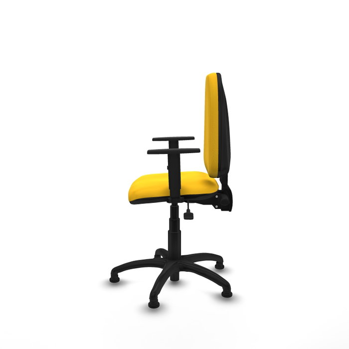 PIQUERAS Y CRESPO Silla de oficina Aýna Amarillo con mecanismo Asincro PIQUERAS Y CRESPO Silla de oficina Aýna Amarillo con mecanismo Asincro