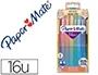 Papermate Rotulador Flair Original Punta Fibra Estuche Rigido 16 Unidades Colores Surtidos