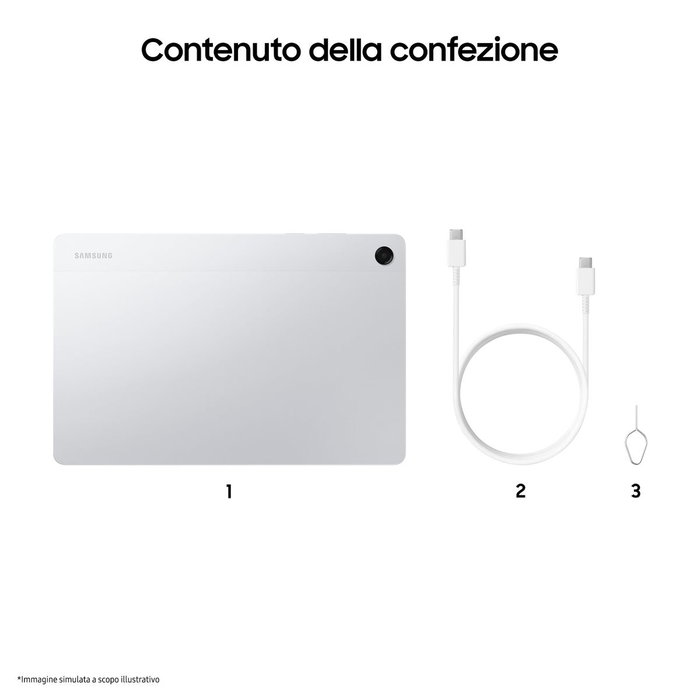 Samsung Galaxy Tab A11+ 5G 128GB 6GB RAM LTE Plata