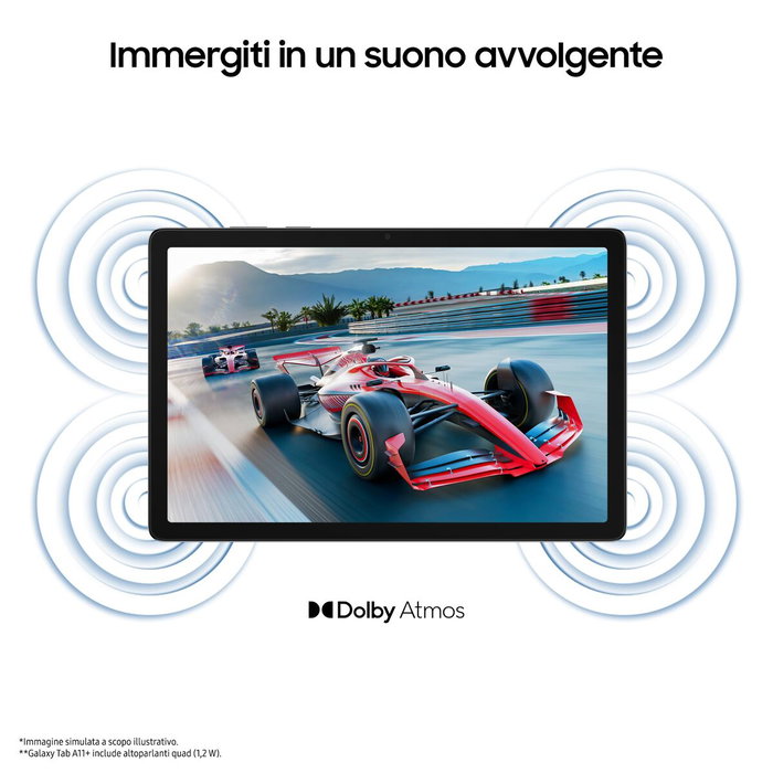 Samsung Galaxy Tab A11+ 5G 128GB 6GB RAM LTE Plata